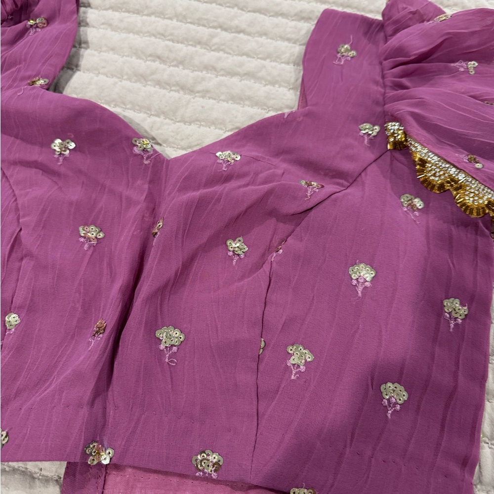 Embellished Pink Blouse